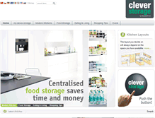 Tablet Screenshot of clever-storage.com
